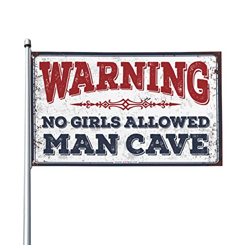 Drapeau Country Boy géant 152x244 cm avec message d'avertissement