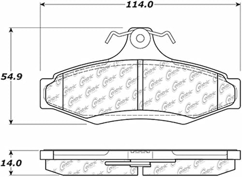 Miniatura 3 de Pastillas de freno trasero y rotores Frenos y rotores Rotores de disco de freno de coche Pastillas metálicas para Daewoo Leganza 1999 2000 2001 2002