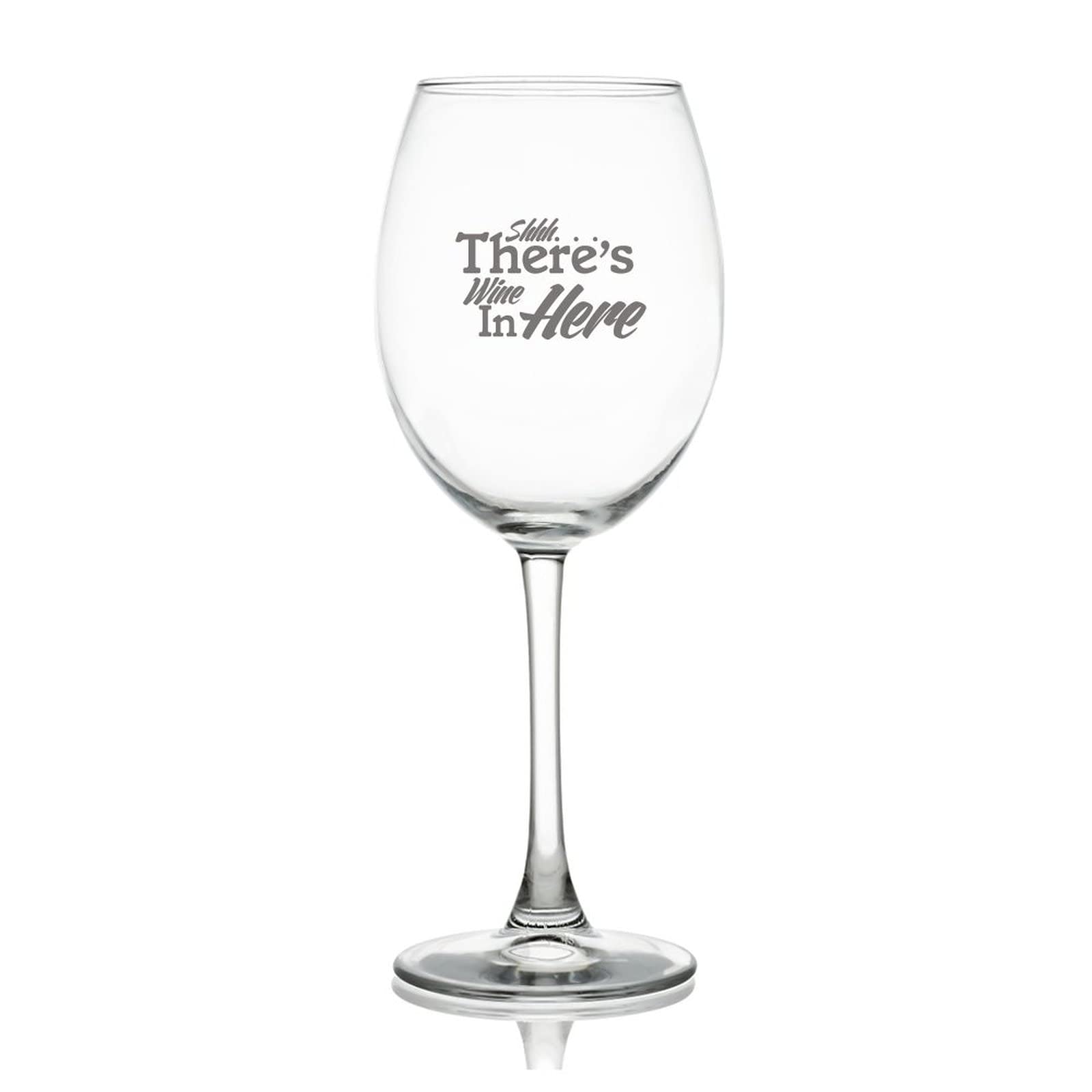 Verre à vin rouge gravé 500 ml anti-confusion pour fête et pique-nique