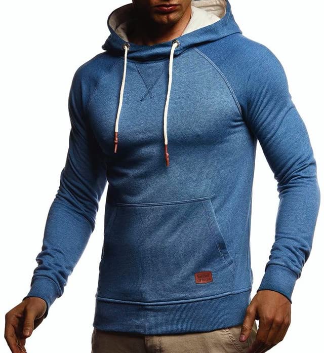 Pull à capuche homme coupe ajustée mince pour silhouette valorisée