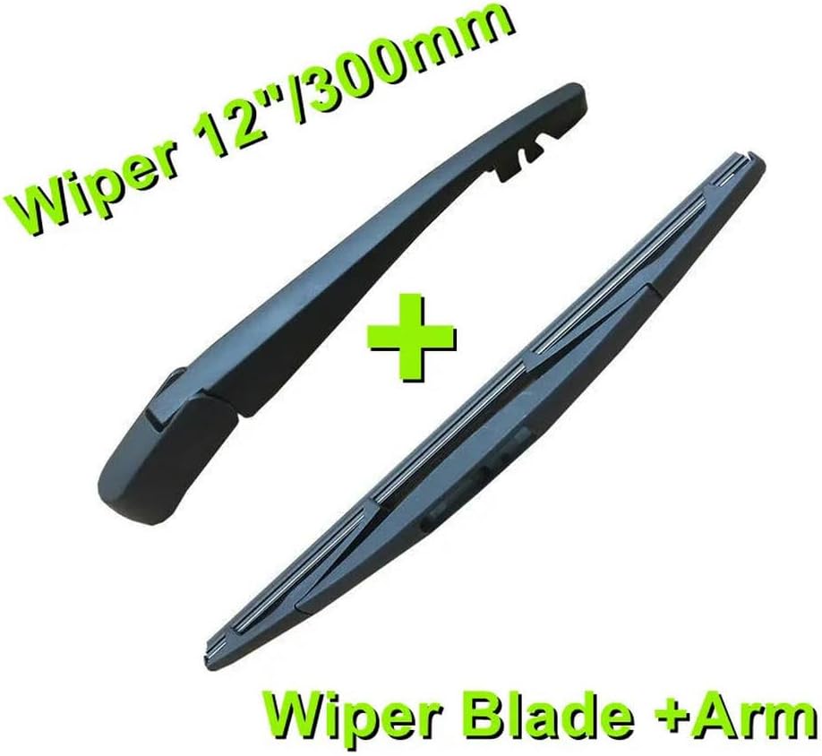 Rear Wiper Arm Blade kit For Mitsubishi Pajero (Shogun) 12" 2007 2008 2009 2010 2011 2012 2013 2014 2015 Back Windscreen Wiper Assembly Replacement