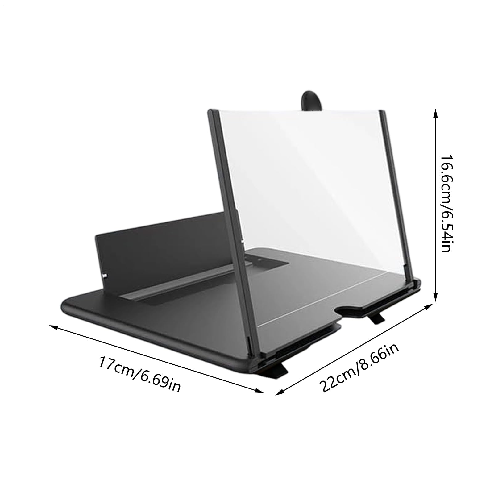 Ingranditore di schermo per telefoni cellulari, ingranditore HD 3D per desktop - ingranditore display smartphone, per bambini e anziani per guardare video, per serate cinema,