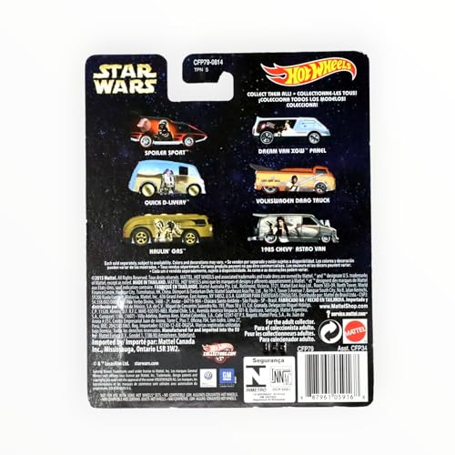 Hot Wheels Pop Culture, Star Wars, Luke Skywalker Volkswagen Drag Truck miniatura 2