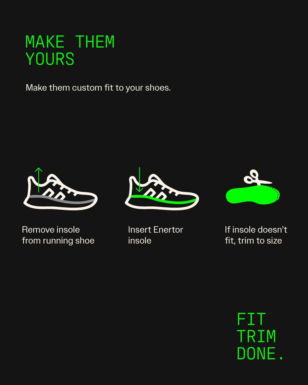 Enertor PX1 Running Insoles - Sports & Running - Full Length Orthotics, Shock Absorbing Technology - Foot & Heel Pain Relief - for Plantar Fasciitis, Achilles Tendonitis, Arch Support, US Mens 6-7 - Image 8