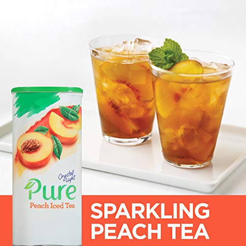 Crystal Light Pure Peach Iced Tea Drink Mix (5 Pitcher Packets) & Concord Grape Drink Mix (6 Pitcher Packets) #TOP2