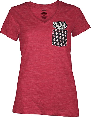 NCAA Junior's Emerald Pocket Short Sleeve T-Shirt