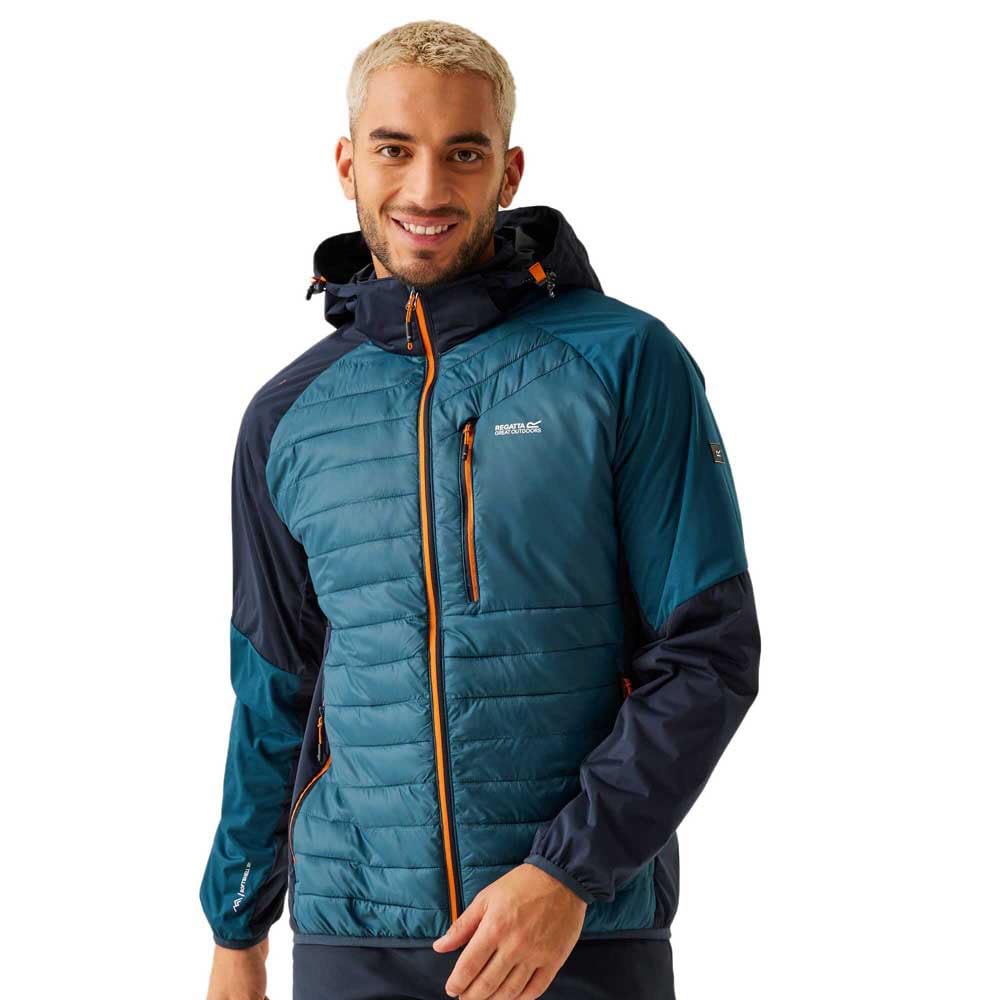 Regatta Men's Regatta Mens Pro Hybrid Lightweight Full Zip Hooded Jacket Hardshell Jacket (pack of 1)