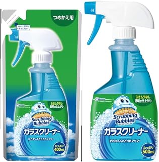 スクラビングバブル ガラス用洗剤(本体+詰め替えセット)