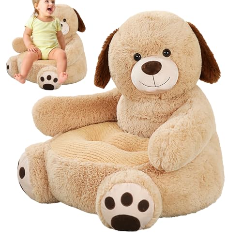Silla De Animales De Peluche - Sofá De Felpa De Dibujos Animados, Sillón Lindo Para Niños, Muebles Decorativos Multifuncionales Para Interiores | Cómodo Cojín Para Salón De Guardería, Dormitori