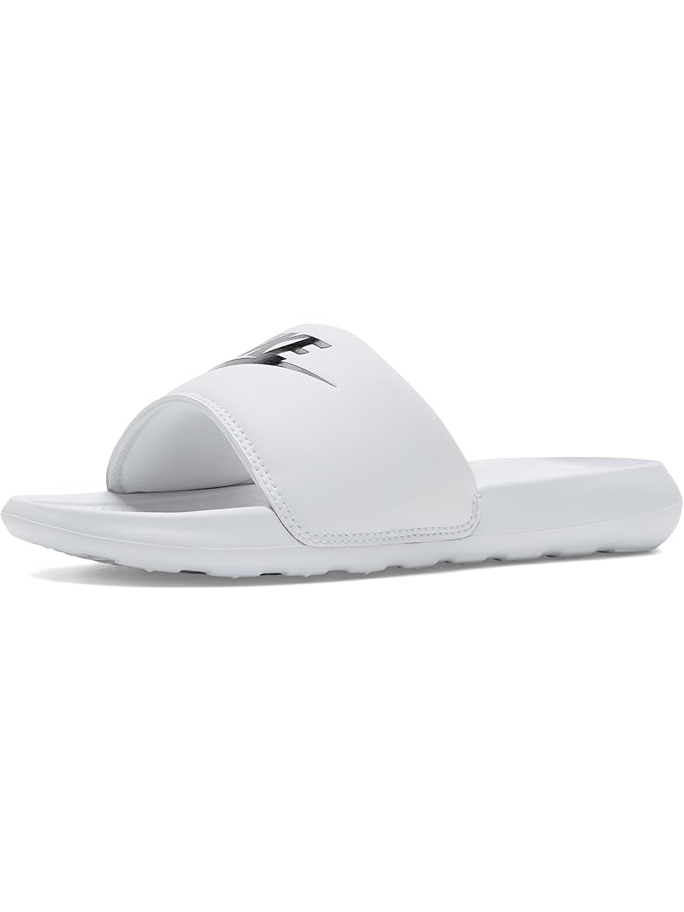 Gray Nike Victori One Slides