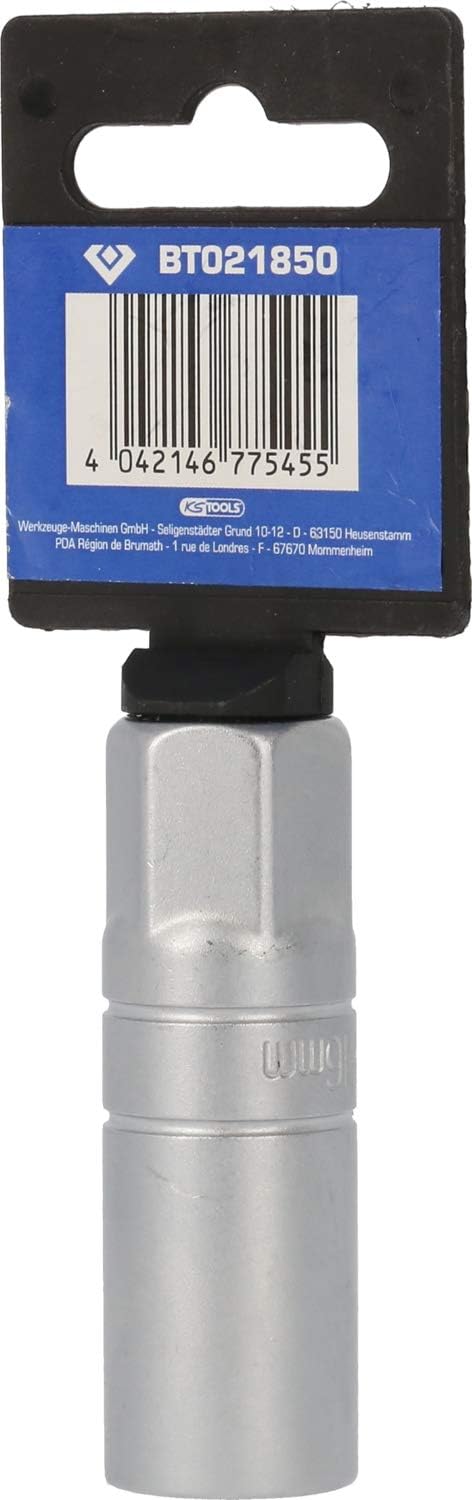 BRILLIANT TOOLS BT021850 3/8" Spark Plug Insert, 16 mm [Powered by KS Tools]