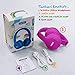 MIDOLA Kids Headphones Bluetooth 5.4 Wireless 68H Play Time Volume Limit 85/94dB Over-Ear Foldable Headset,Type-C Fast Charging, Wired Aux Mic for Toddler Child Pad Tablet Rose Red