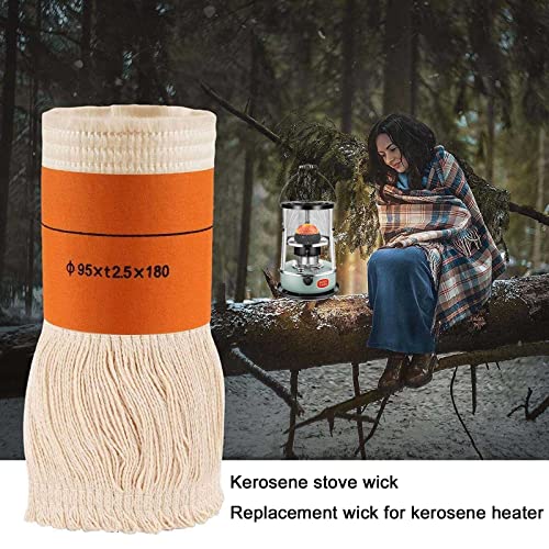 Fiberglass And Cotton Kerosene Wick, Generic Kerosene Heater Wick Replacement, Well Burnt Kerosene Space Heaters Wick, For Kerosene Heaters, Radiant Heaters, Winter Heating Stove Accessories #TOP1