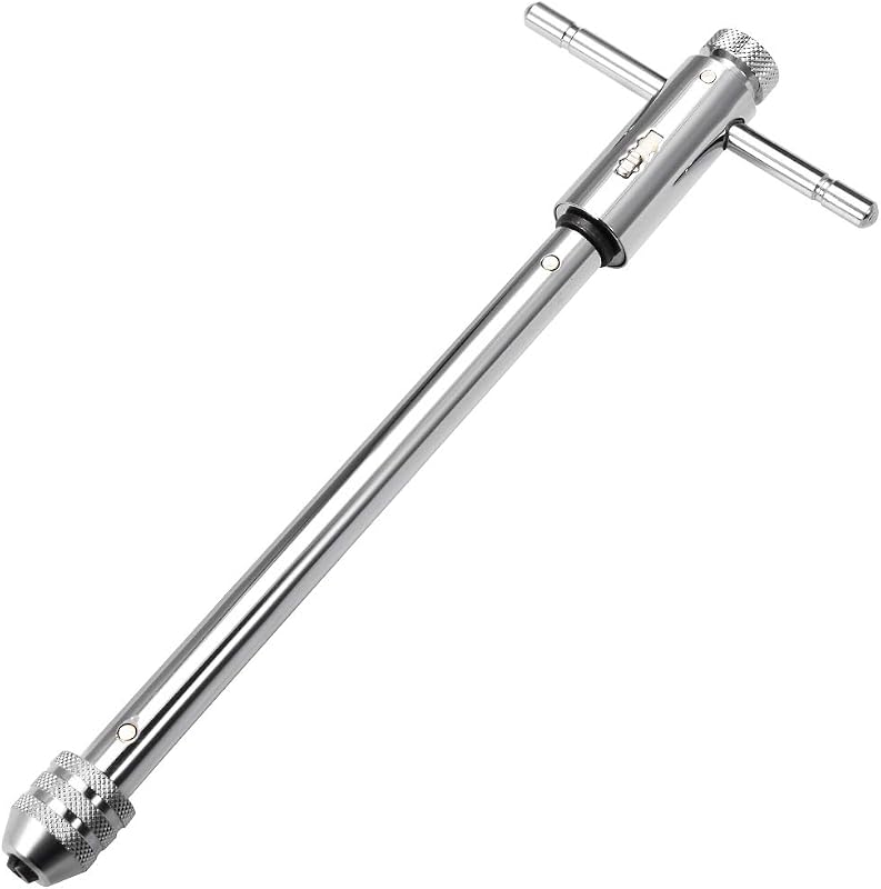 Chave de Soquete com Catraca e Cabo T Ajustável uxcell para Machos de Rosca M3–M8, 25 cm