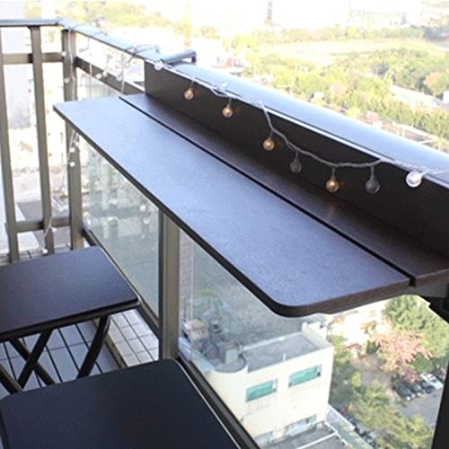 DYQFS Balkontisch Klapptisch, Balkonhängetisch, Höhenverstellbares...
