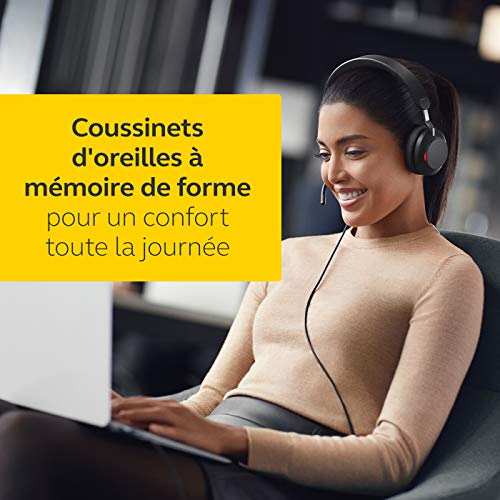 Jabra Evolve2 40 Casque PC Stereo Écouteurs Certifié UC à Réduction du Bruit avec Technologie d’Appel à 3 Microphones… - Les Beatles, Paul McCartney, John Lennon, RIngo Starr, George Harrison Jabra Evolve2 40 Casque PC Stereo Écouteurs Certifié UC à Réduction du Bruit avec Technologie d'Appel à 3 Microphones… – Image 6