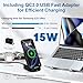 Samsung Wireless Charger Fast Charging Stand Desk Wireless Phone Charger for Android Charging Station Galaxy S25 S25 Ultra S25+ S24 S23 S22 S21 S20, for Google Pixel 9a 9 Pro XL 8a 8 Pro 7a 7 6 Pro