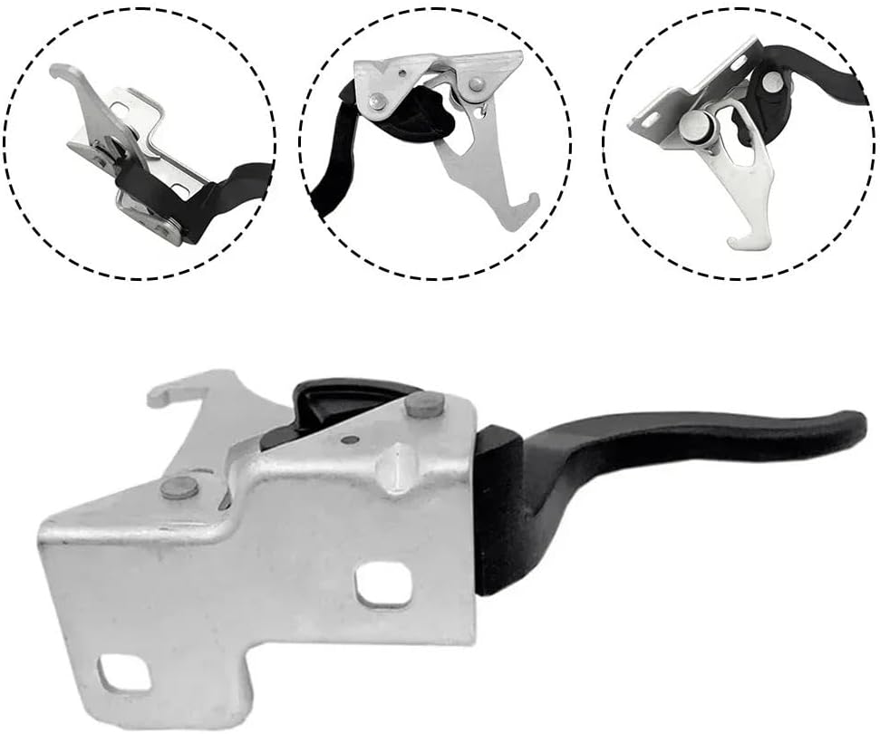 Hood Handle Compatible with E53 2000-2006 Hood Catch Release Handle Engine Lid Latch Hook 51238402552 8402552