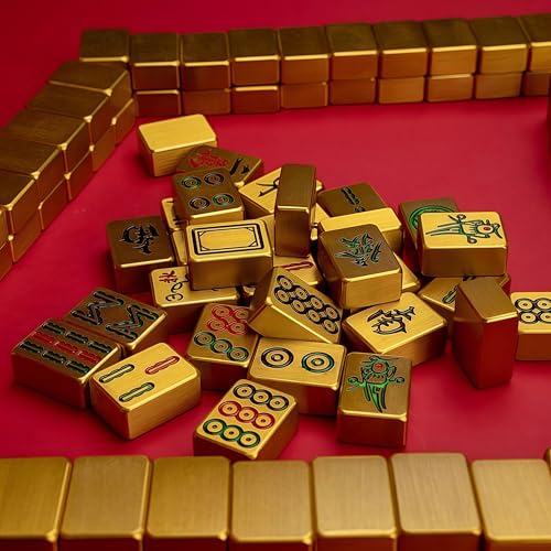 FENGSHUI-CAISHEN Top Brass Mahjong Tile Set miniatura 3