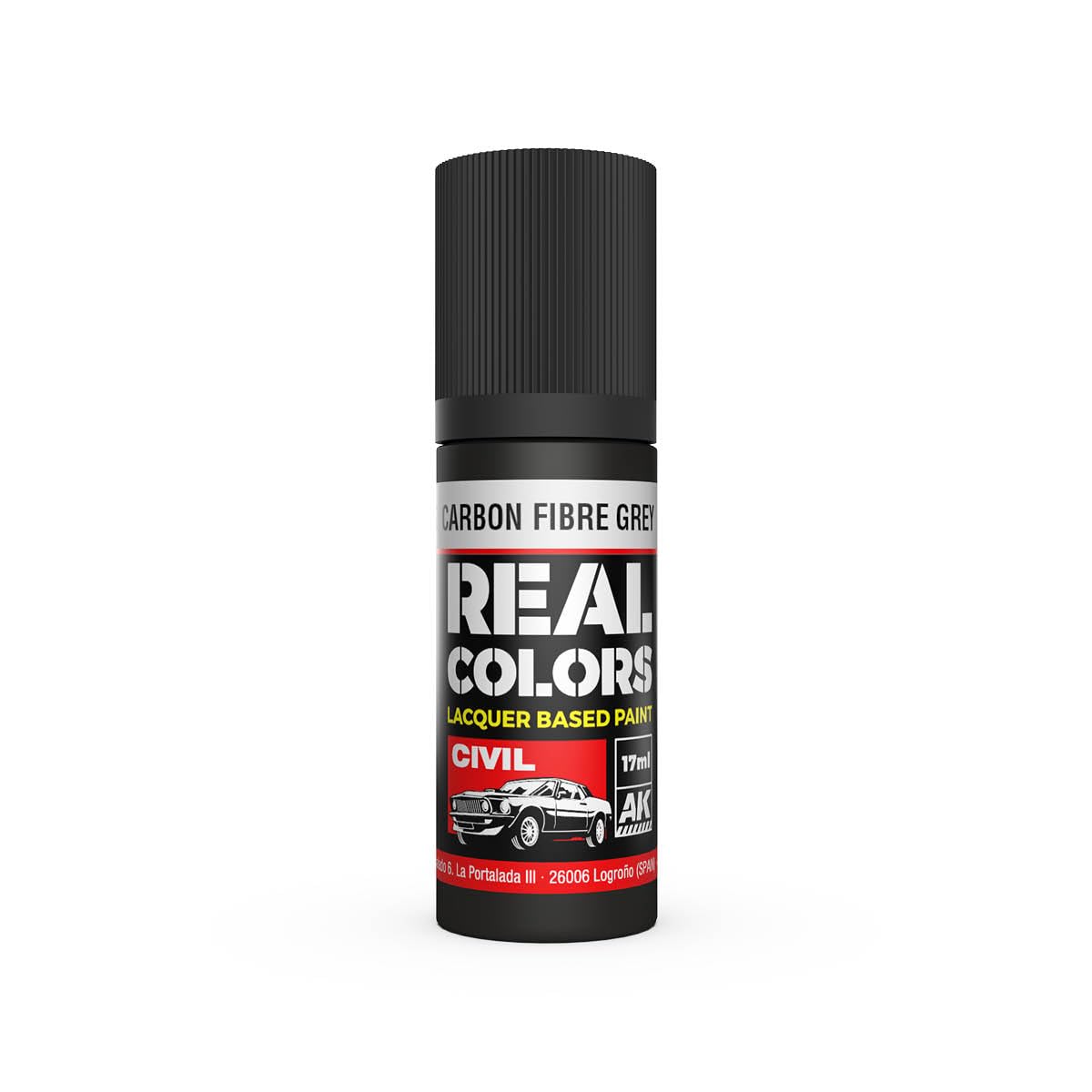 Ak Interactive Grey Ak Real Colors Rc829 Carbon Fibre (17Ml)