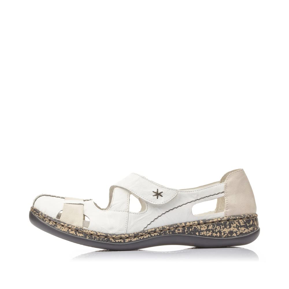 Rieker Damen Bequemschuhe 46367, Frauen Schnürschuhe