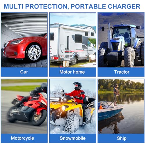 KTZCTPCA Solar Panel Kit, 12V 30W Polycrystalline Silicon Waterproof Solar Powered Charger, Portable Solar Trickle Charger Solar Panel Battery Charger, Silicon Solar Panel Charging Kit for Car RV Boat