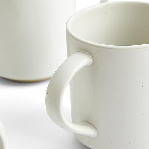 Miniatura 2 de Royal Doulton Urban Dining - Juego de tazas con asas, 13 onzas, color blanco