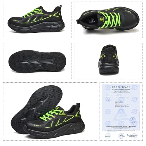 Buty ochronne dla mężczyzn kobiet stalowy nosek trampki lekkie oddychające buty robocze trenażer budowlany buty
