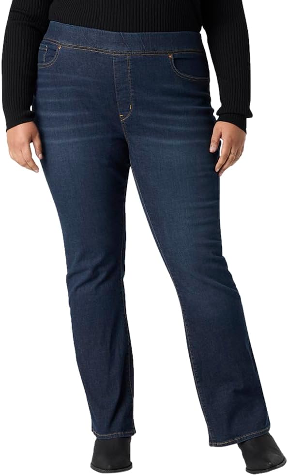 Levi Strauss Signature Gold Women’s Totally Shaping Pull-On Bootcut Jeans High-Rise Stretch Denim (Also Available in Plus Size), Point Bonita 5d, 6 Long