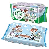 ※【35%OFF!】レック(LEC)ディズニー 除菌 ウエットシート アルコール不使用 60枚入×3個 (トイ・ストーリー) 弱酸性 439円!