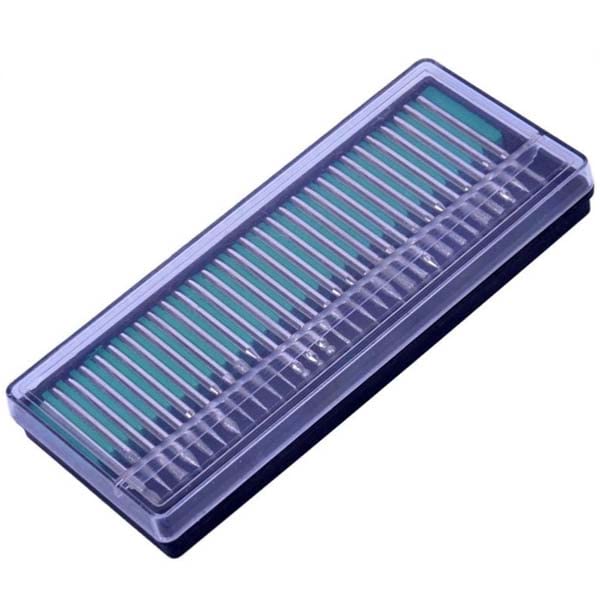 30PCS 3.0mm Mini Drill Bits Diamond Burs Grinding Wheel Abrasive Shank Wood Stone Engraving for Dremel Power Tools Accessories