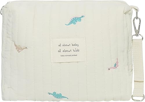 Bolsa de almacenamiento para cochecito de bebé, bolsa de pañales para bebés, bolsas organizadoras de pañales bordadas, bolsa de mamá para exteriores