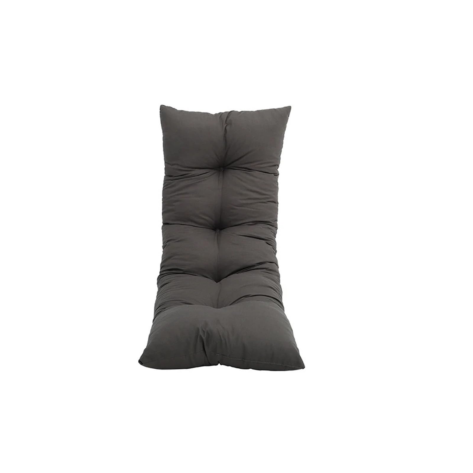 Bflcwstd Dark Gray Egg Chair Cushion Grey Rectangular Tufted Bench Cushion Seat Pad For Home(Dark Gray)