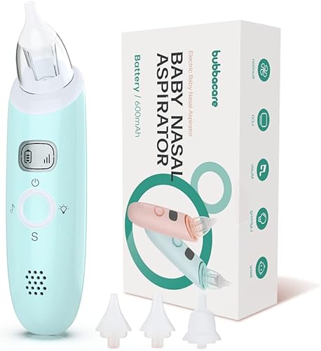Aspirador nasal para bebé 3 niveles de succión recargables para bebés aspiradores nasales para bebés ventosa eléctrica de nariz para bebé con 3