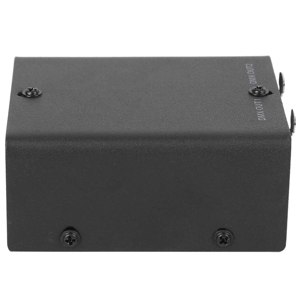 Controlador de Iluminación de Escenario, Controlador de Luces DMX de Aleación 512 Canales USB DMX512 con Aislamiento Fotoeléctrico, Efectos de Luz para Caminar Ajustables para Luz LED DMX DJ