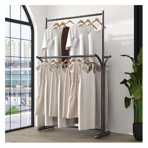 Portant à vêtements pour résoudre le manque de place et suspendre 50 vestes