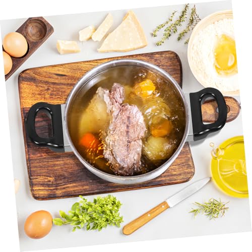2 piezas de asas laterales de repuesto para ollas - Asas para utensilios de cocina, fáciles de instalar, para ollas a presión, vaporeras y sartenes miniatura 7