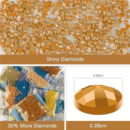 Peinture diamant kit complet pour s'évader devant un coucher de soleil lumineux