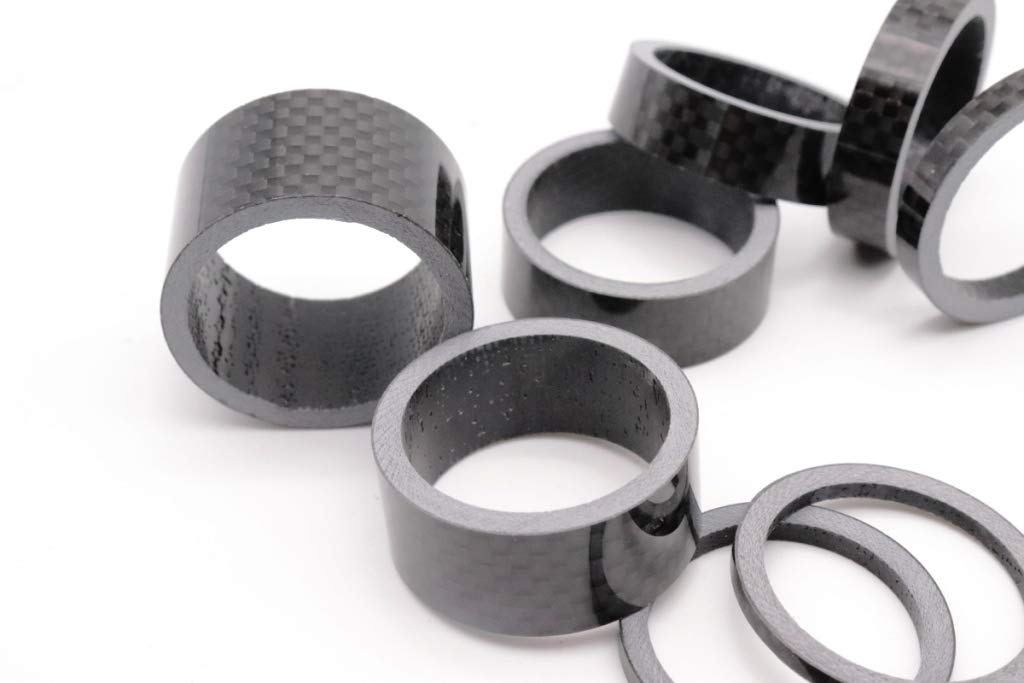 Set di distanziali in carbonio1 1/8" 2/3/5/8/10/12/15/20 mm