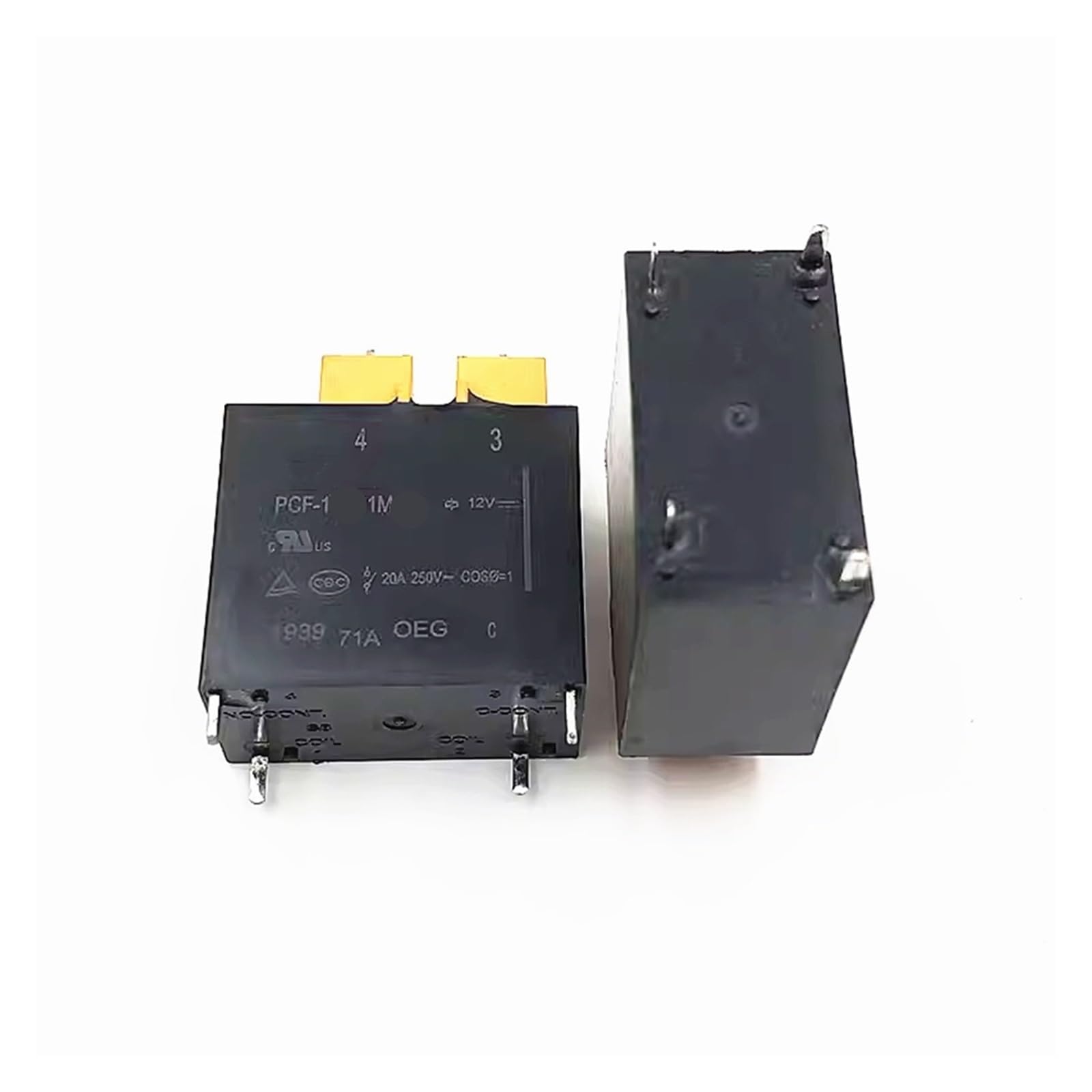 AARTERZZA 2pcs PCF-112D1M-2A 12V 20A 4PIN Automobile Relay