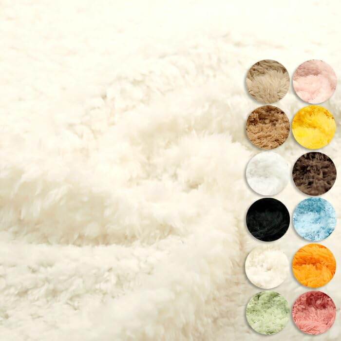 Amazon | プードルファー ファー生地 50cm単位 キャメル/003 | 布