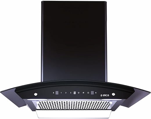 Elica 60 cm 1200 m3/hr Thermal Sensor Filterless Autoclean Kitchen Chimney with 15 Years Warranty (AUTO SENSE WDFL 606 HAC LTW MS NERO)