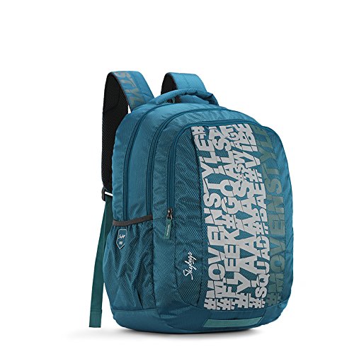 Image of Skybags 22 Litres Riddle Sea Green 46 Cms Casual Backpack With Raincover