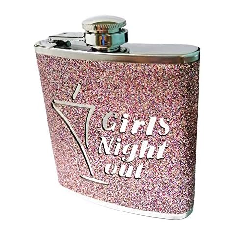 Prime Homewares Glitter Hip Flask for Ladies Cover
