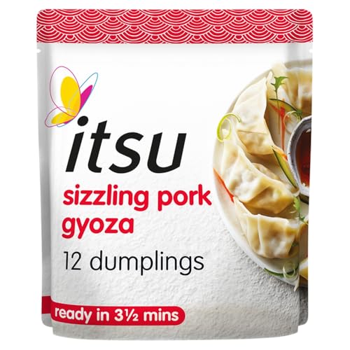 itsu 12 sizzling pork gyoza dinner dumplings 240g