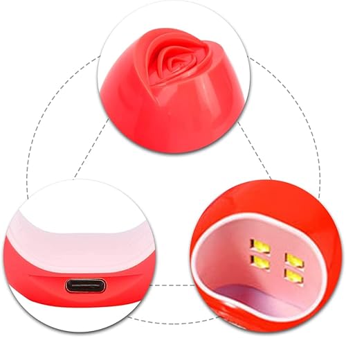 Miniatura 4 de Mini lámpara LED de uñas de 16 W con luz suave secadora de uñas lámpara de secado rápido máquina de curado de uñas para mujeres y mujeres
