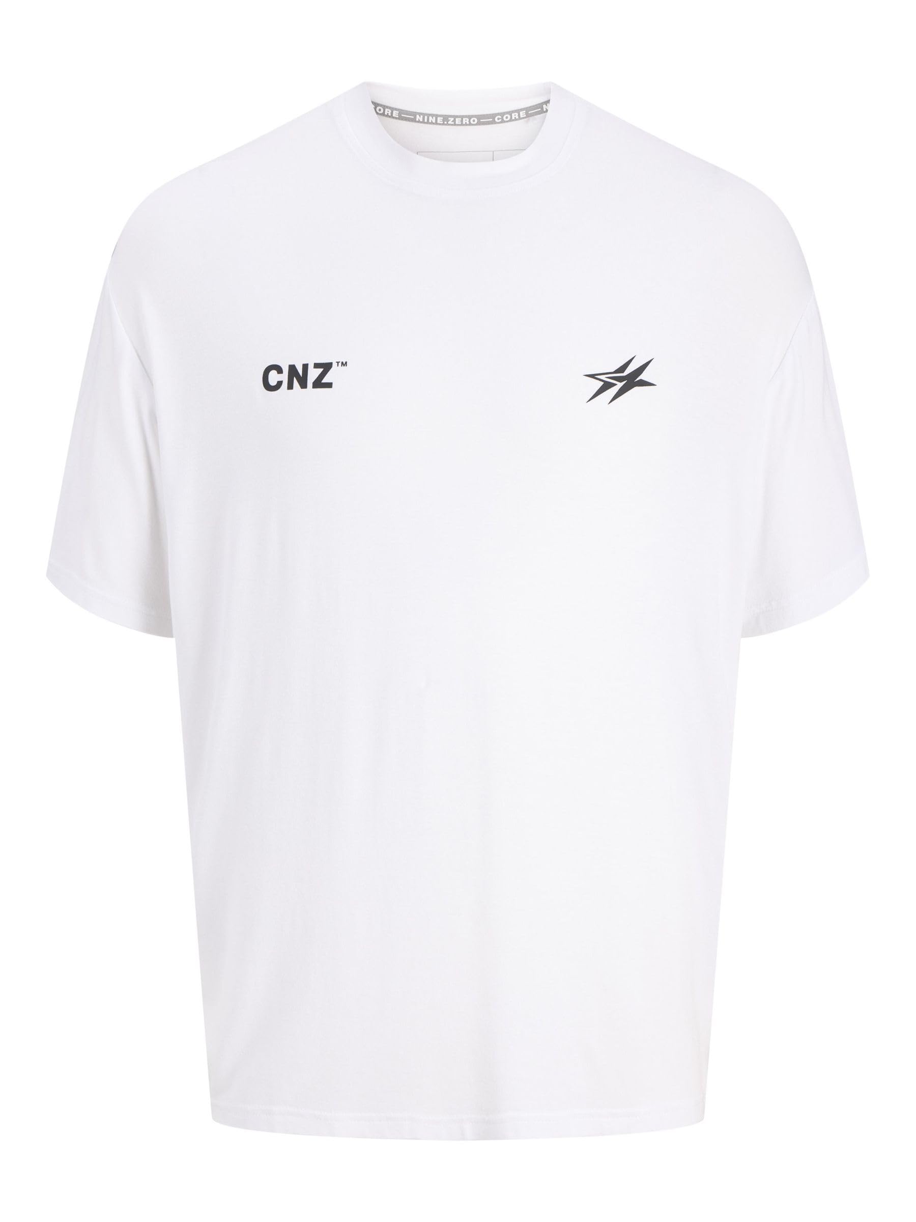 JACK & JONES Jcocnz Berlin T-Shirt, Bright White, XL