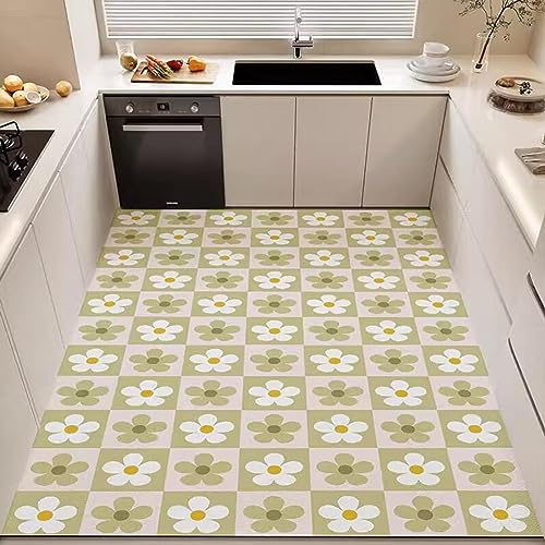 Tapetes de cocina para fregadero de 140 x 160 cm impermeables y absorbentes color E