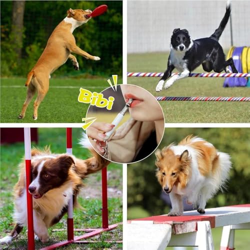 YUGUOLAN 2-Stück Hundepfeife Rückruf, Hundepfeife Hochfrequenz Lautlos, Erziehungshilfen Für Hunde Pfeifen,Hundetraining Hundepfeifen,Hilfsmittel Pfeife Hund Rückruf (Weiß, Schwarz)