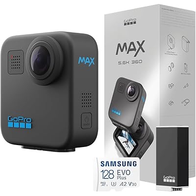 GoPro公式限定 GoPro MAX + SDカード 360度カメラ 5.6K 16.6MP 防水 手ブレ補正 ライブ配信 アクションカメラ【国内正規品】